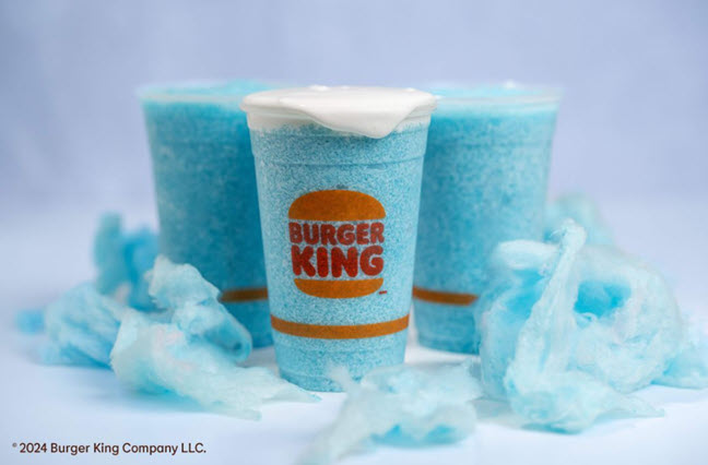 Burger King Frozen Cotton Candy