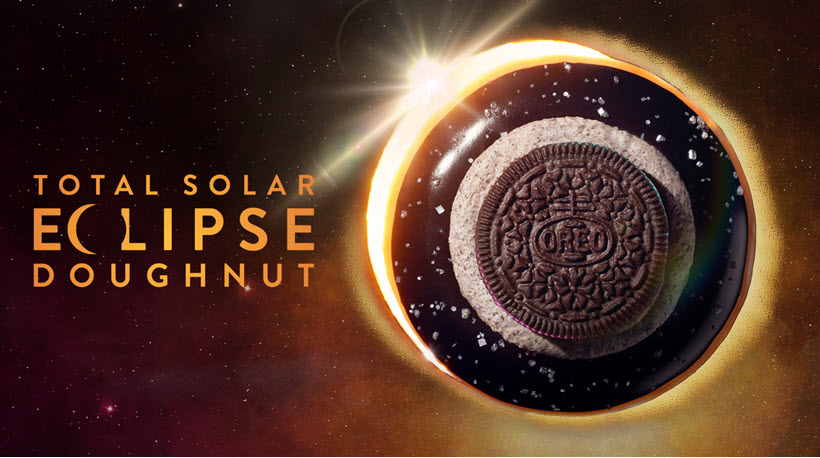 Krispy Kreme Total Solar Eclipse Doughnut