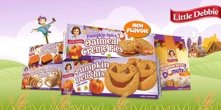 Little Debbie Pumpkin Spice Oatmeal Creme Pies