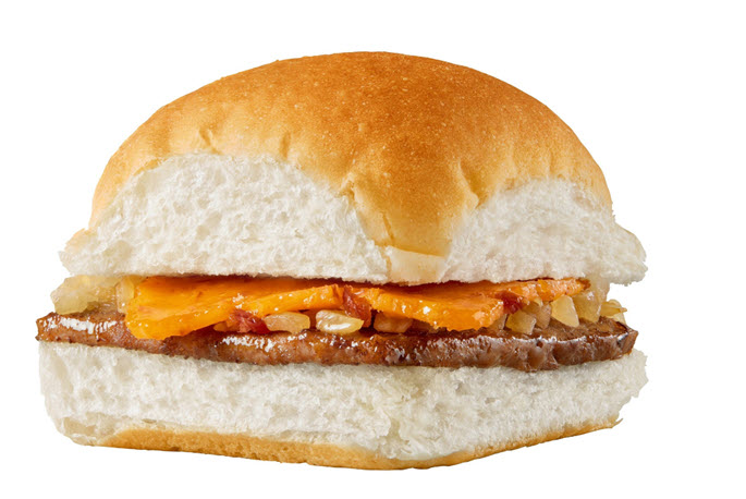 White Castle Cheddar Bacon Cheese Slider